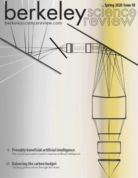 Cover of issue 38 of Berkeley Science Review magazine.